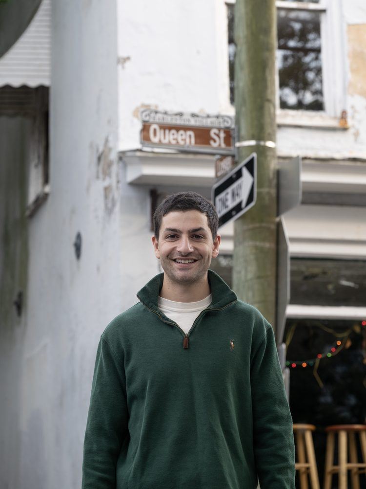 Cameron, owner of Queen Street Movers, on Queen Street in Charleston